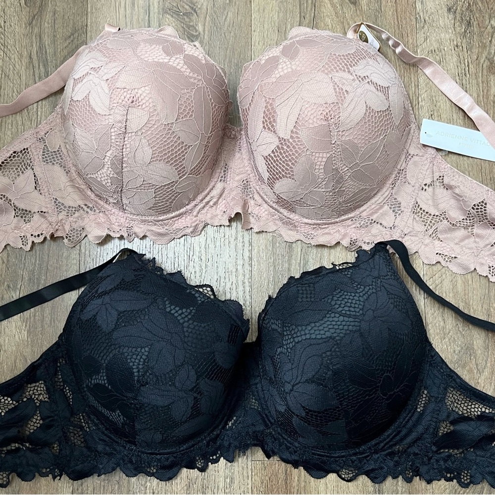 Adrienne Vittadini 2 Pieces Everyday Lace Bra 42D